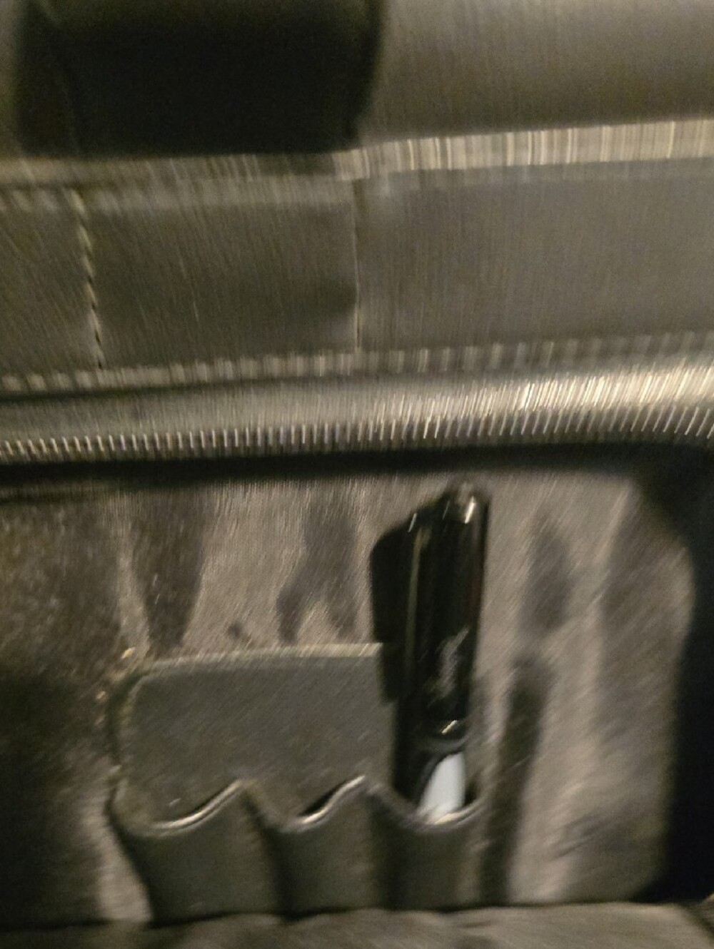 Leather Messenger Bag - Black - Unknown Brand - Picture 4 of 5